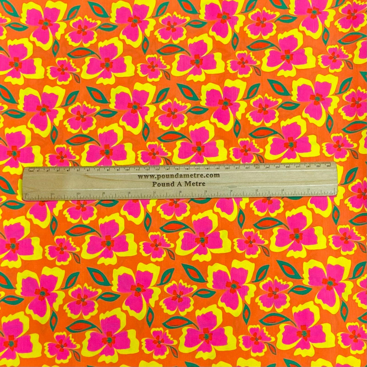 Pound A Metre 3 Metres Soft Touch Japanese Printed Crepe - 45" Wide (Floral)