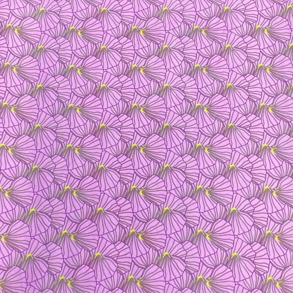Pound A Metre 3 Metres Soft Touch Japanese Printed Crepe - 45" Wide (Lilac)