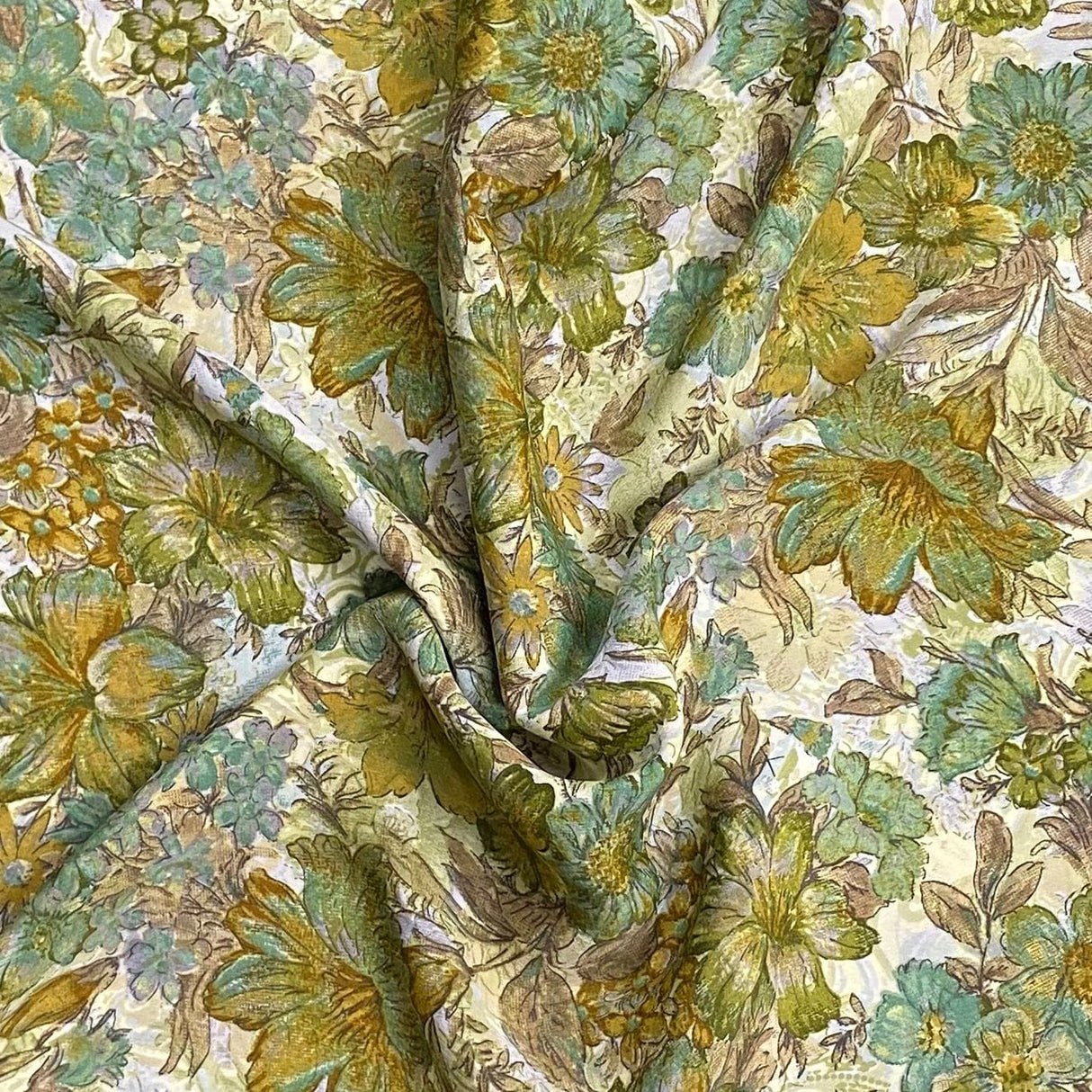 Pound A Metre 3 Metres Soft Touch Japanese Printed Crepe - 45" Wide (Summer)