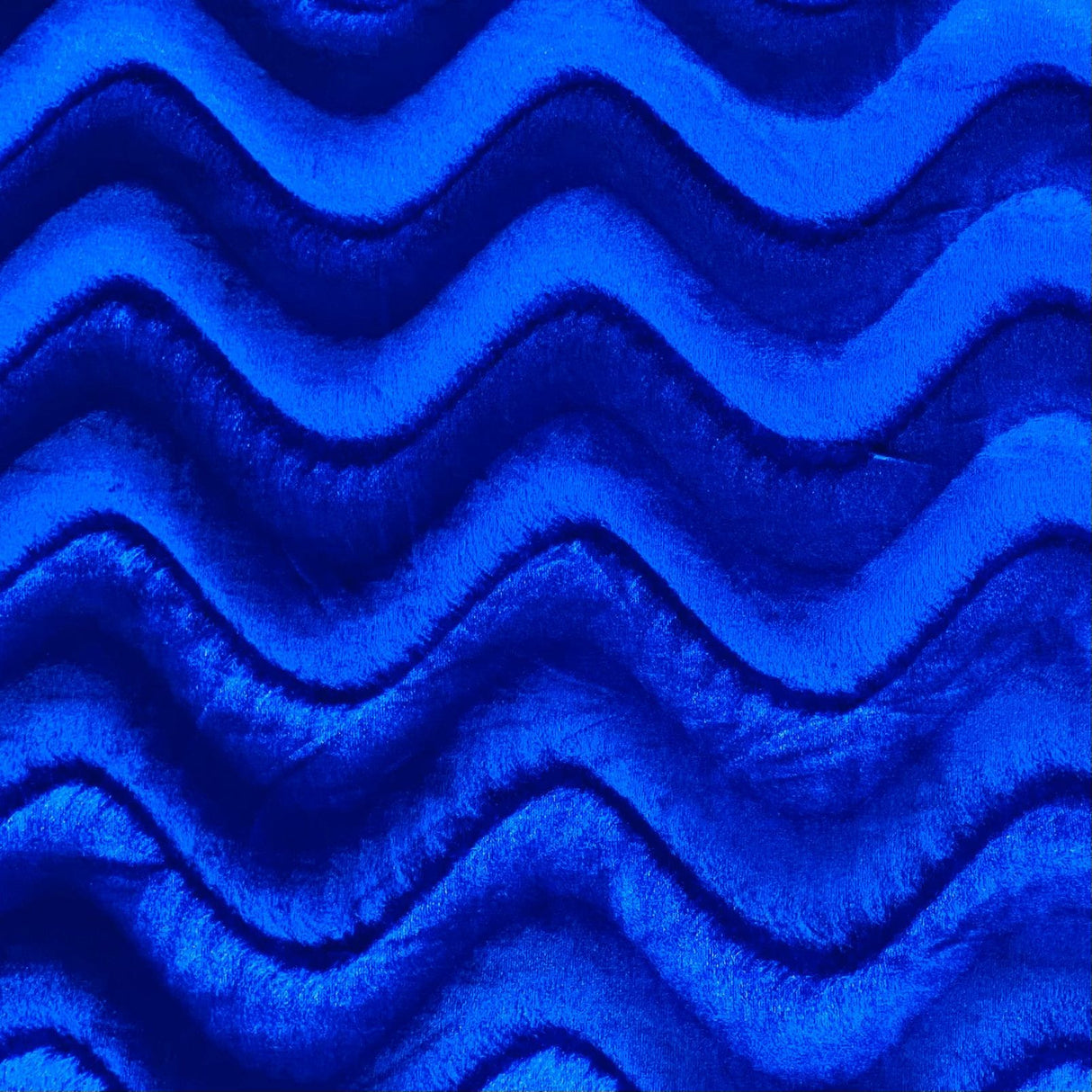 Pound A Metre 3 Metres Super Smooth Swirl Velvet – 55″ Wide (Royal) (EOL)