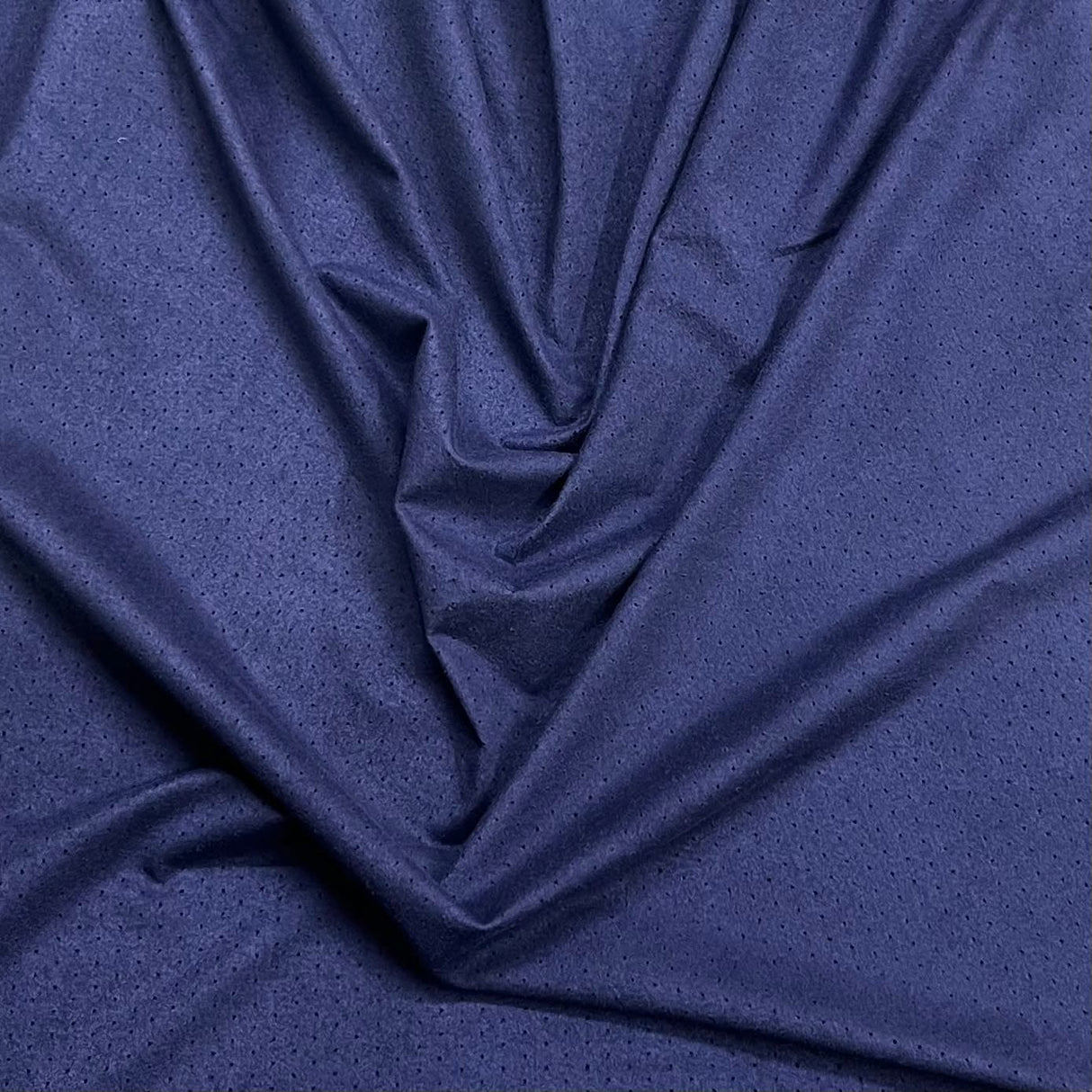 Pound A Metre 3 Metres Super Soft Luxury Embossed Suede Jersey 60" (Blue)