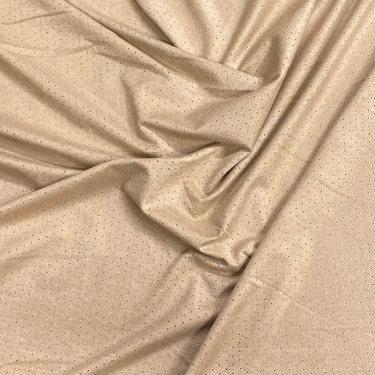 Pound A Metre 3 Metre 3 Metres Super Soft Luxury Embossed Suede Jersey 60" (Brown)