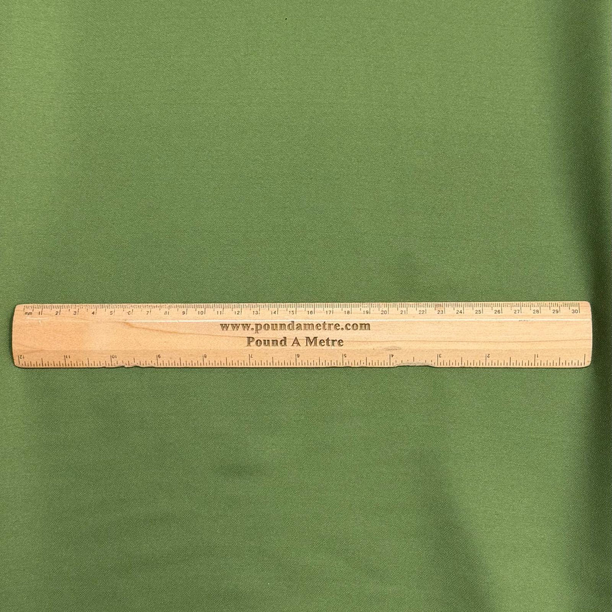 Pound A Metre 3 Metres Super Soft Plain Chiffon- 55" Wide - (Olive)