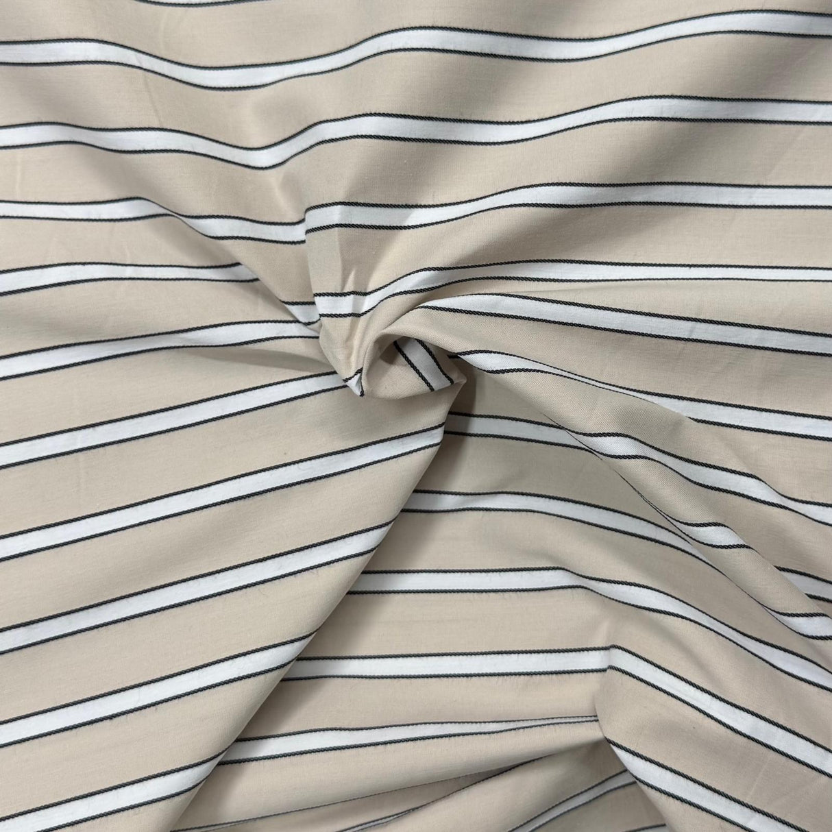 Pound A Metre 3 Metres Super Soft Printed Bengaline 55" Wide (Beige)