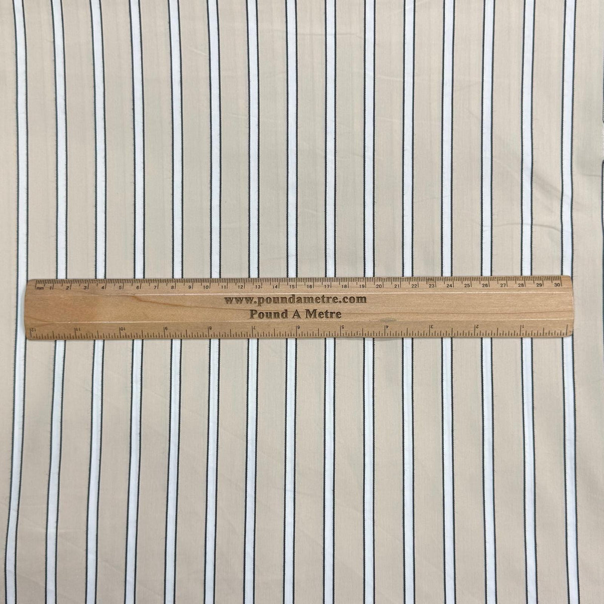 Pound A Metre 3 Metres Super Soft Printed Bengaline 55" Wide (Beige)