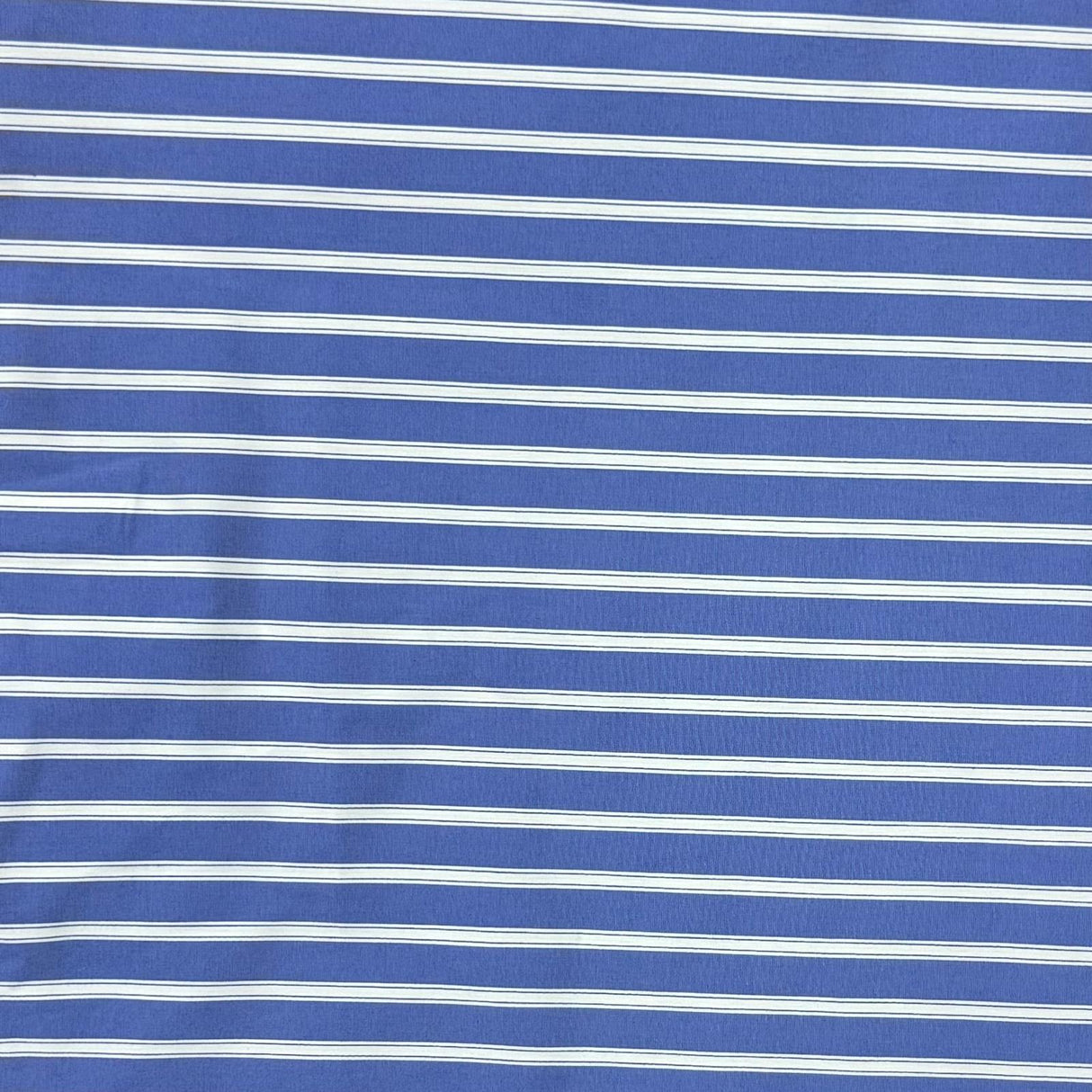 Pound A Metre 3 Metres Super Soft Printed Bengaline 55" Wide (Blue)