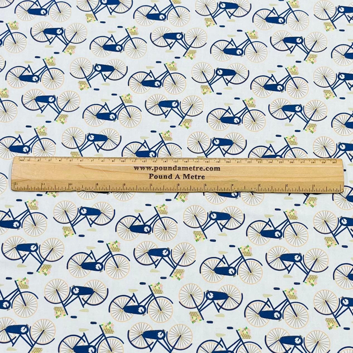 Pound A Metre 3 Metres Super Soft Printed Cotton Poplin – 45" Wide (Bicycle)