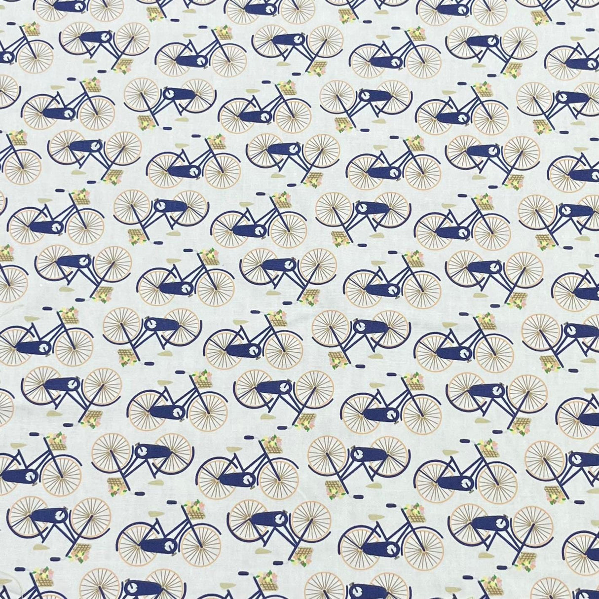 Pound A Metre 3 Metres Super Soft Printed Cotton Poplin – 45" Wide (Bicycle)