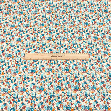Pound A Metre 3 Metres 3 Metres Super Soft Printed Poplin Cotton - 63" Wide (Floral)