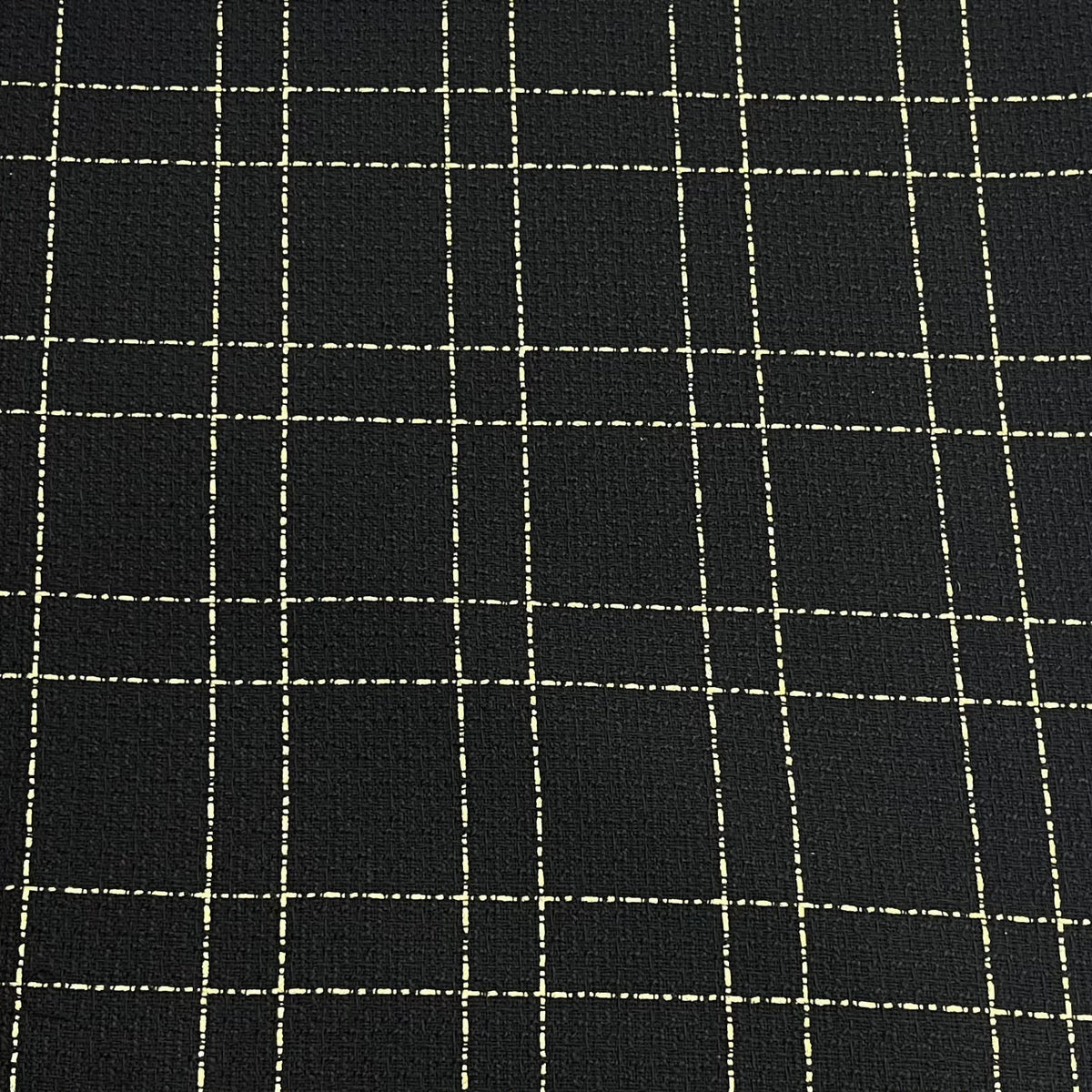Pound A Metre 3 Metres Super Soft Printed Wool Fabric – 55'' Wide (Black & Gold)