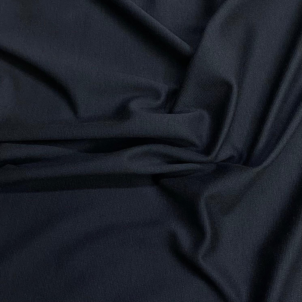 Pound A Metre 3 Metres 3 Metres Textured Scuba Jersey- 55" Wide (Black)