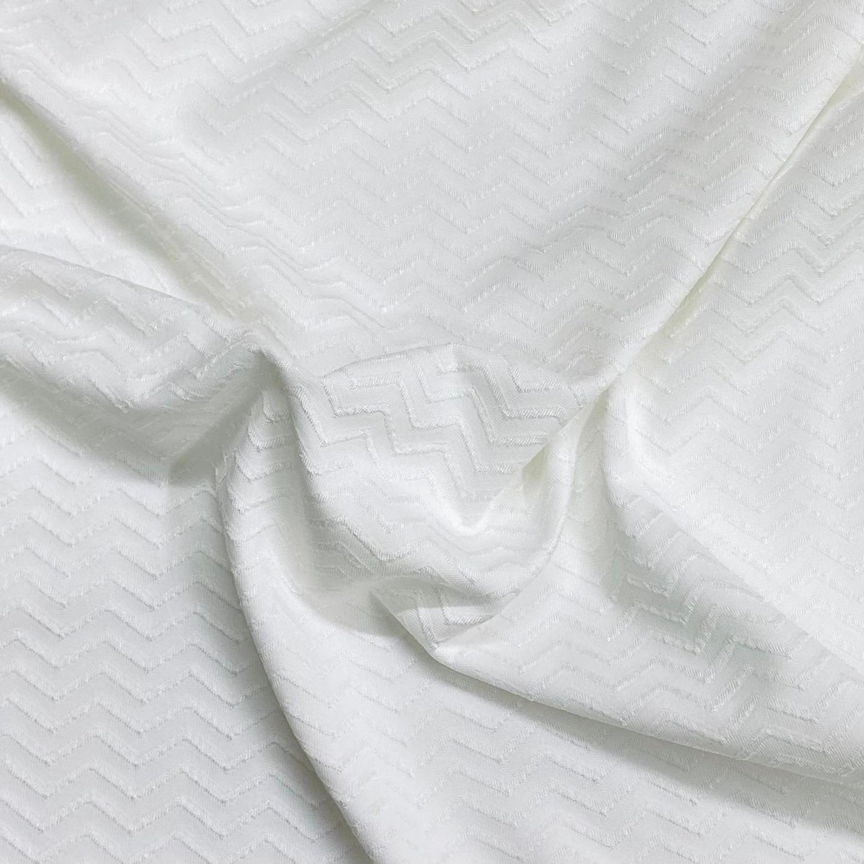 Pound A Metre 3 Metres 3 Metres Textured Scuba Jersey- 55" Wide (Snow)