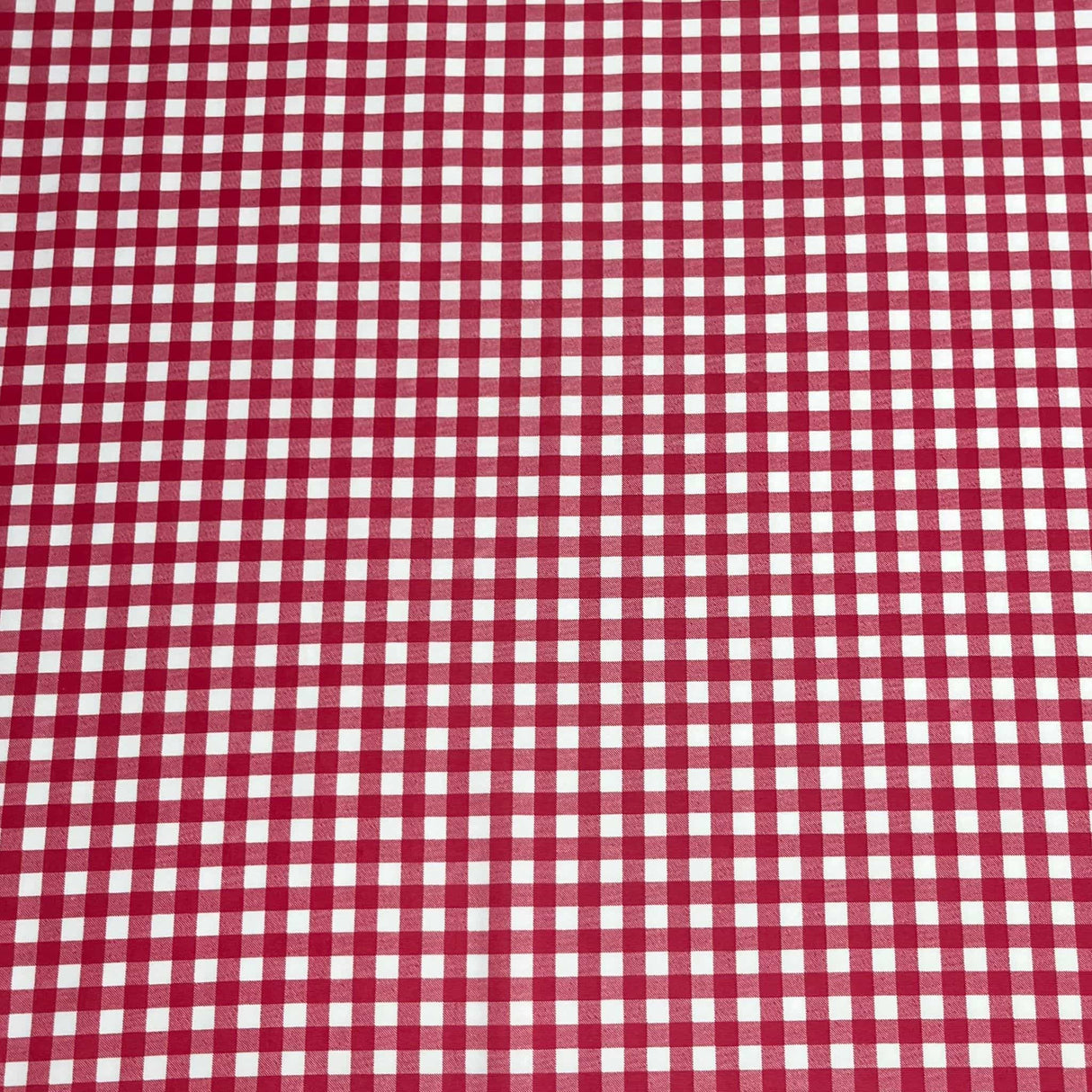 Pound A Metre 3 Metres 3 Metres Textured Scuba Jersey- (Red Check)
