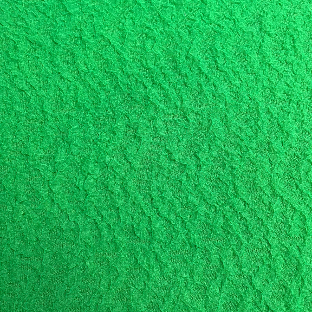 Pound A Metre 3 Metres Tissue Effect Crepe Jersey 55'' Wide (Green)