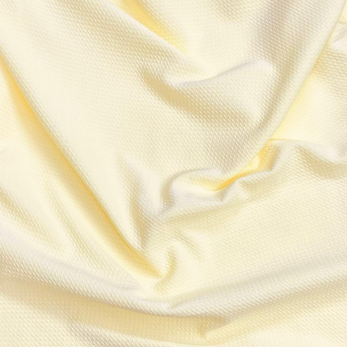 Pound A Metre 3 Metres Winter Textured Viscose Jersey- 55" Wide (Lemon)
