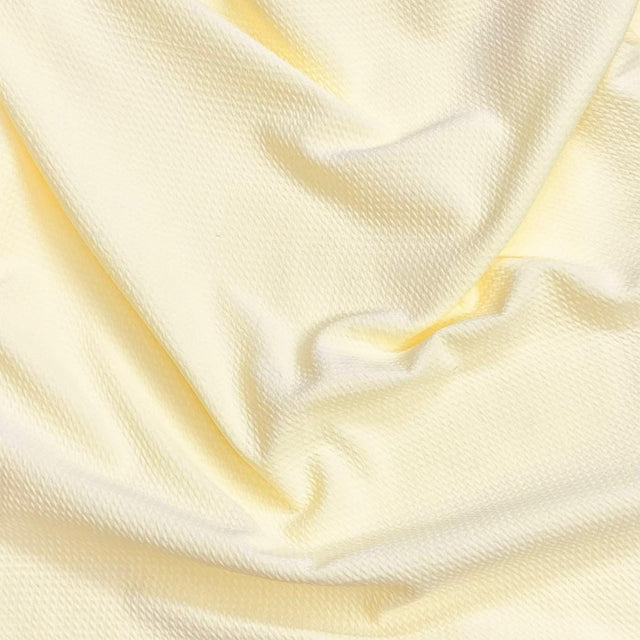 Pound A Metre 3 Metres Winter Textured Viscose Jersey- 55" Wide (Lemon)
