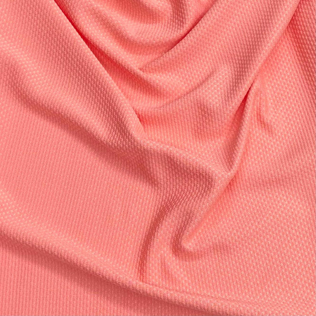 Pound A Metre 3 Metres Winter Textured Viscose Jersey- 55" Wide (Peach)
