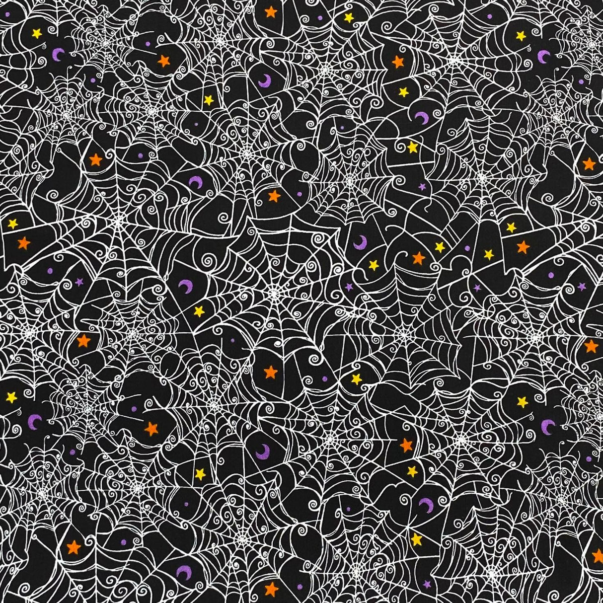 Pound A Metre 3 Piece Bundle Digitally Printed Halloween 100% Cotton- 45" Wide (Spider Bundle)