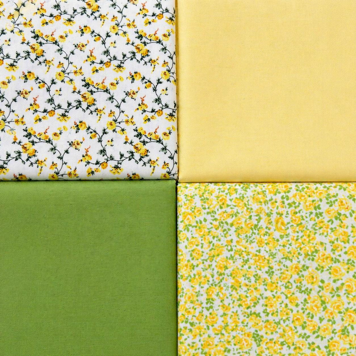 Pound A Metre 4 Fat Quarters 4 Piece Fat Quarter Bundle- 100% Cotton (Spring Bloom)