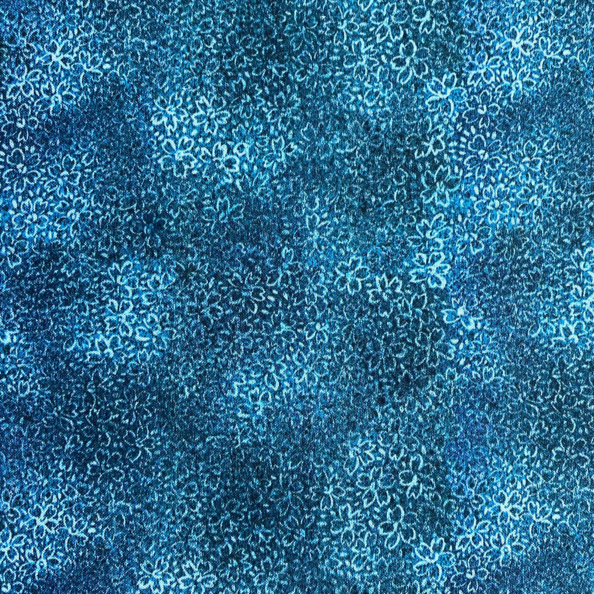 Pound A Metre 5 Fat Quarters 5 Piece Fat Quarter Bundle - 100% Cotton (Purple & Teal)