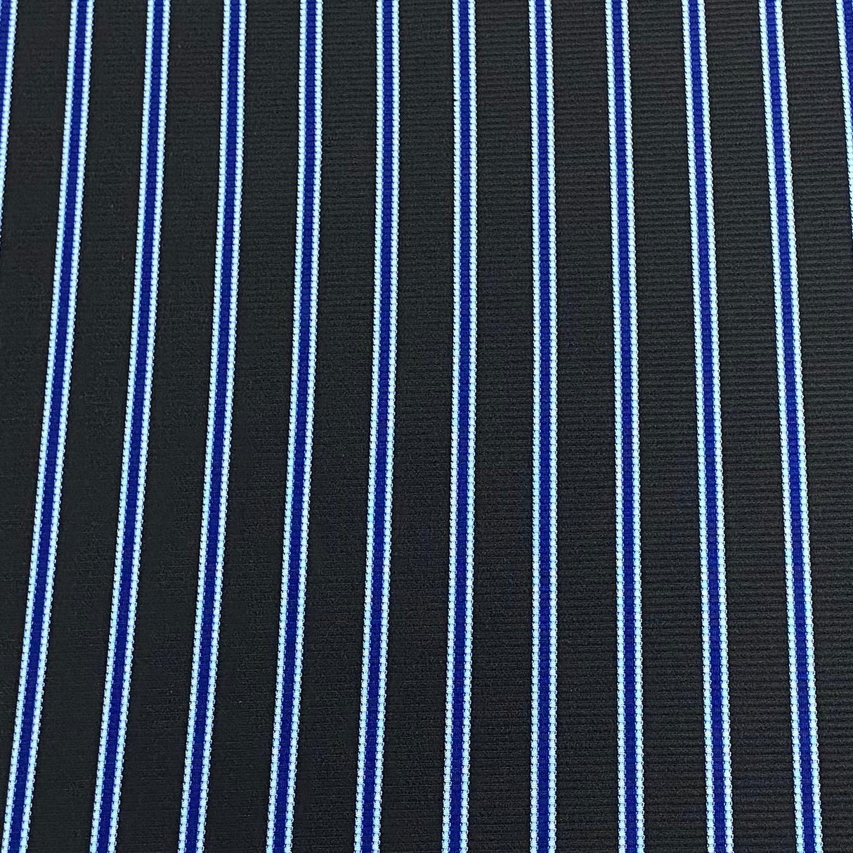 Pound A Metre 6 Metres 6 Metre Bundle – Luxurious Soft Viscose Jersey (1 Plain + 1 Printed) (Black & Blue)
