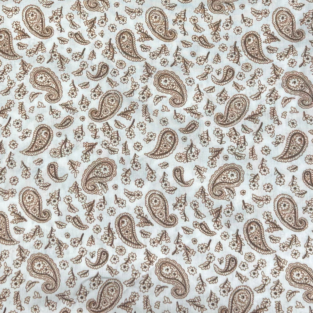 Pound A Metre 6 Metres, Dressmaking Printed & Plain Viscose Bundle- 55" Wide (White)