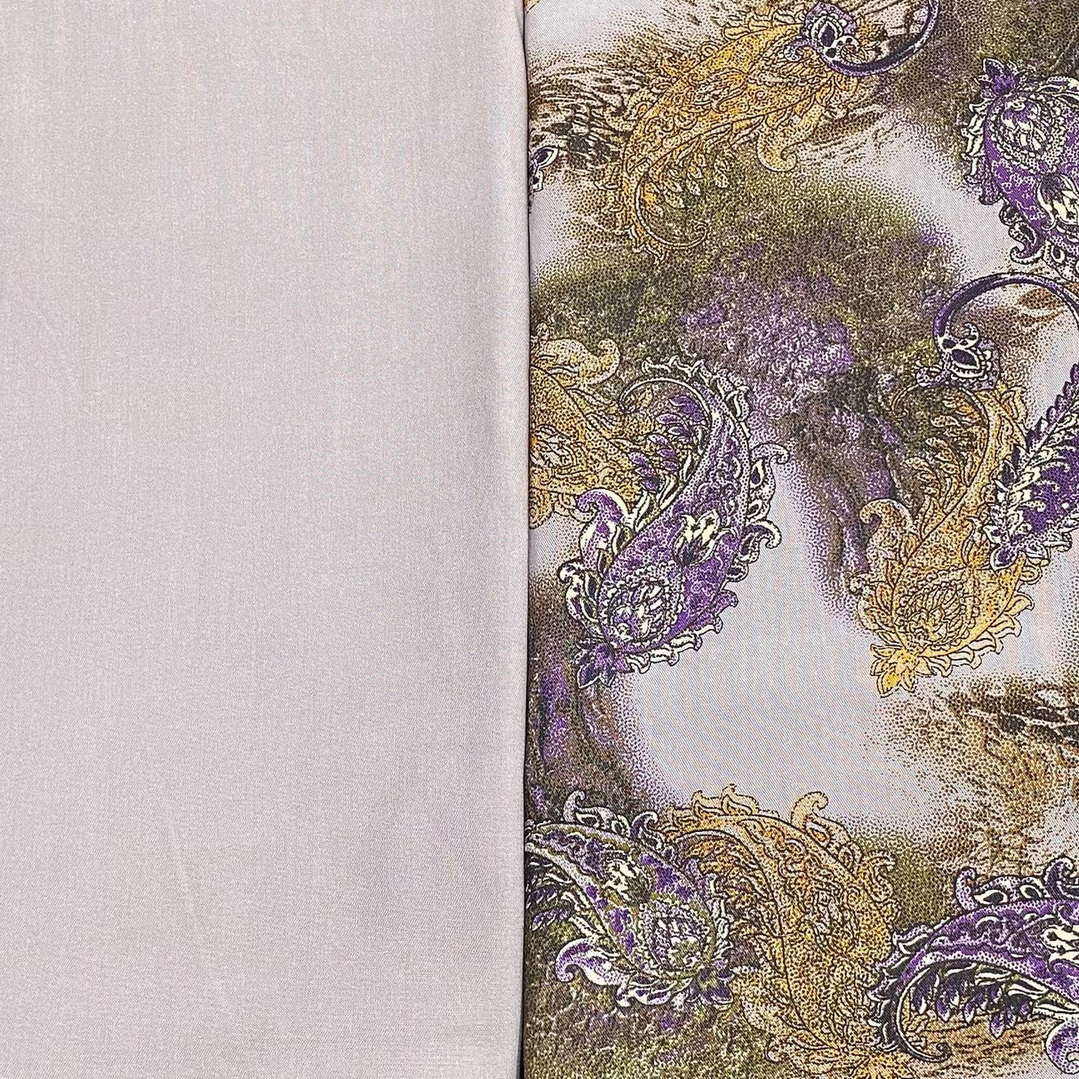 Pound A Metre 6 Metres, Premium Quality, Printed Dressmaking Viscose Bundle - 55" Wide (Purpleish)