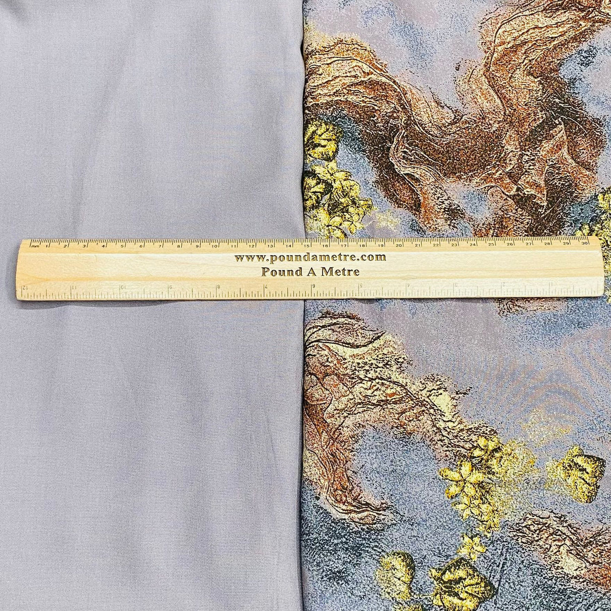 Pound A Metre 6 Metres, Premium Quality, Printed Dressmaking Viscose Bundle - 55" Wide (Stone)