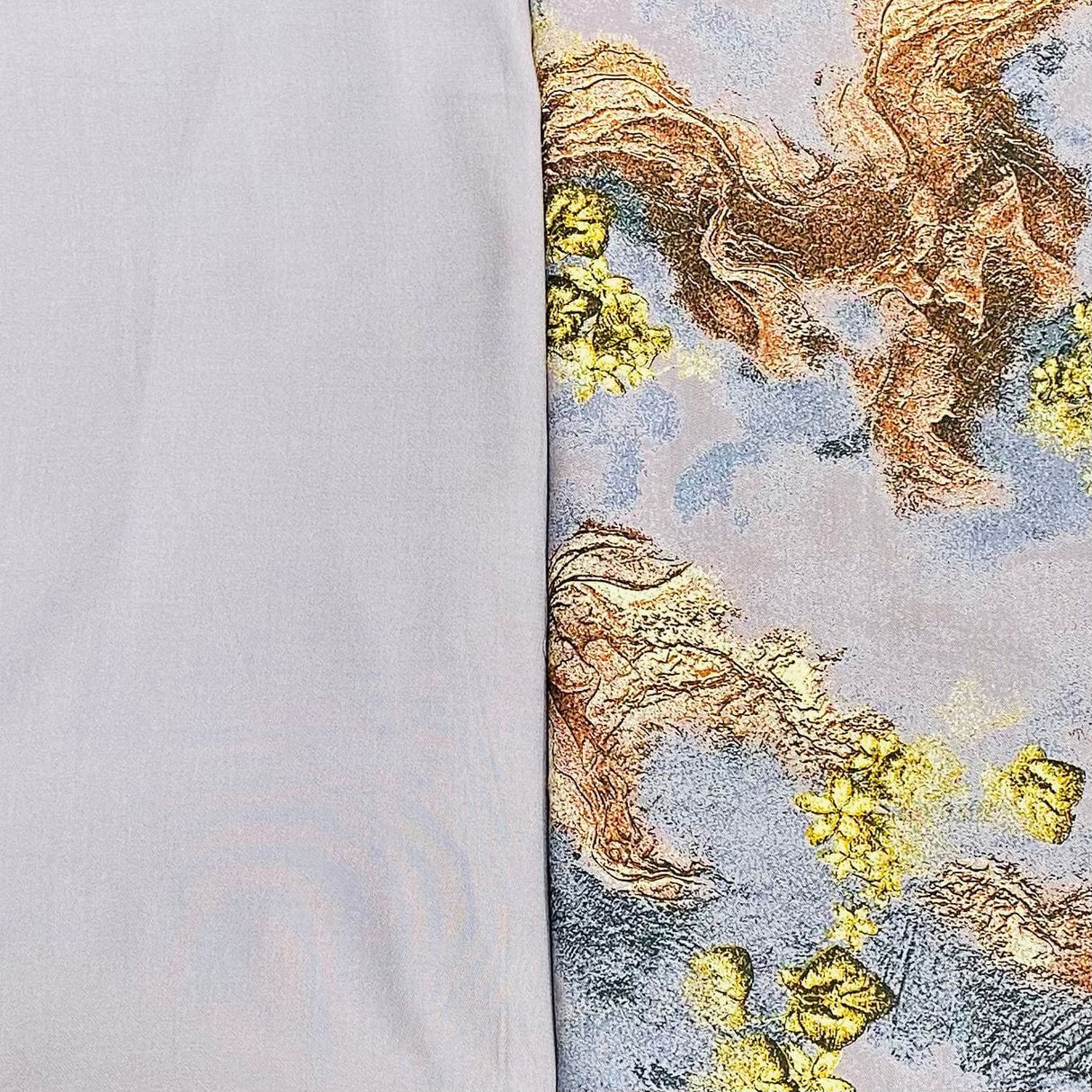 Pound A Metre 6 Metres, Premium Quality, Printed Dressmaking Viscose Bundle - 55" Wide (Stone)