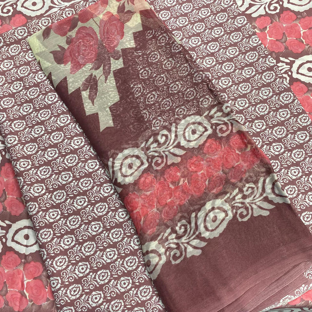 Pound A Metre 7.5 Metres Crepe Fabric Bundle - 45" Wide- 3 Pieces (Design 11)