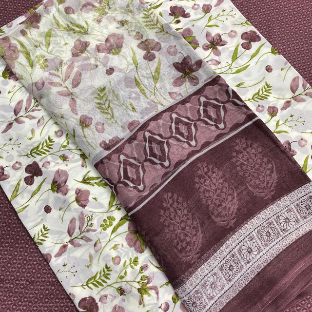 Pound A Metre 7.5 Metres Crepe Fabric Bundle - 45" Wide- 3 Pieces (Design 9)