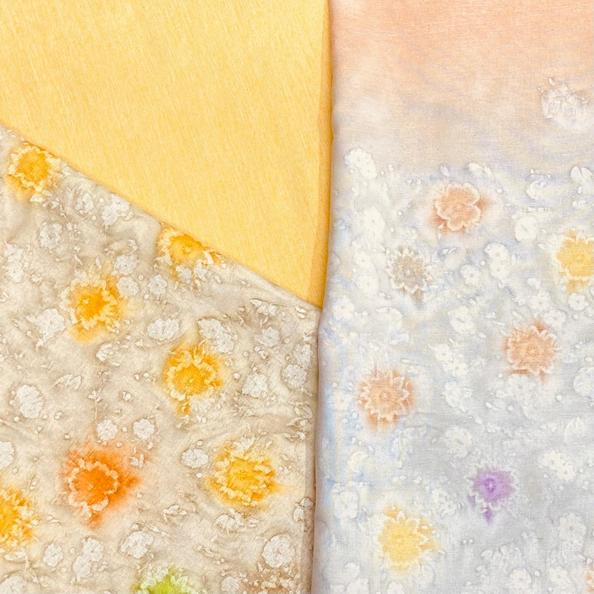 Pound A Metre 7 Metres Linen Look Fabric Bundle - 45" Wide- 3 Pieces (Orange)