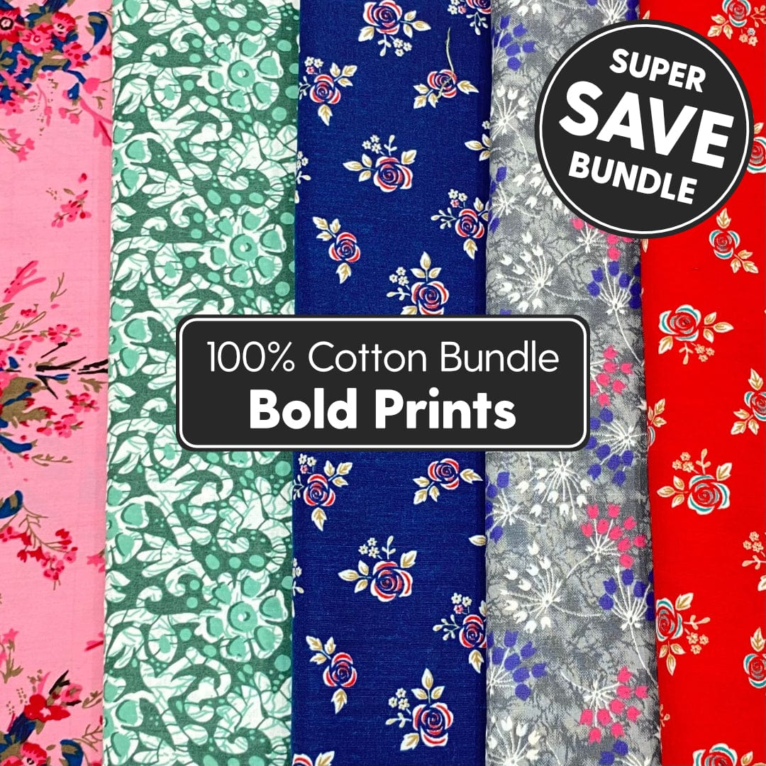 Pound A Metre 9 Metre Bundle Luxury 100% Cotton - 36" Wide - (Luxury Cotton)