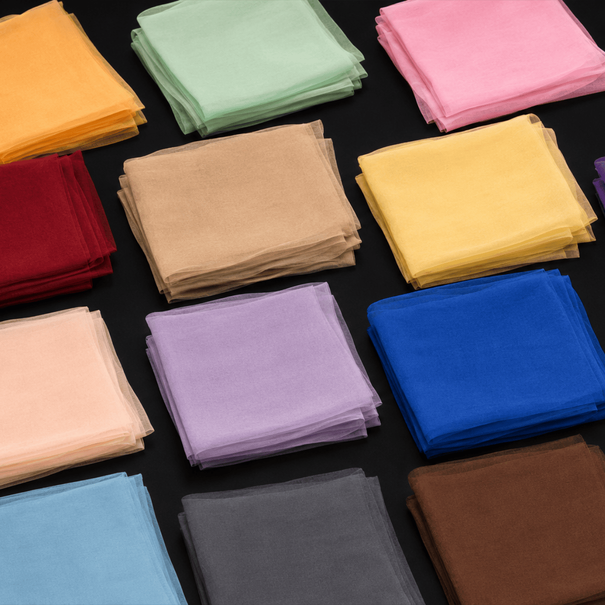 Pound A Metre 90 Metre Crepe Bundle- 50 Pre-Cut Plain Fabrics