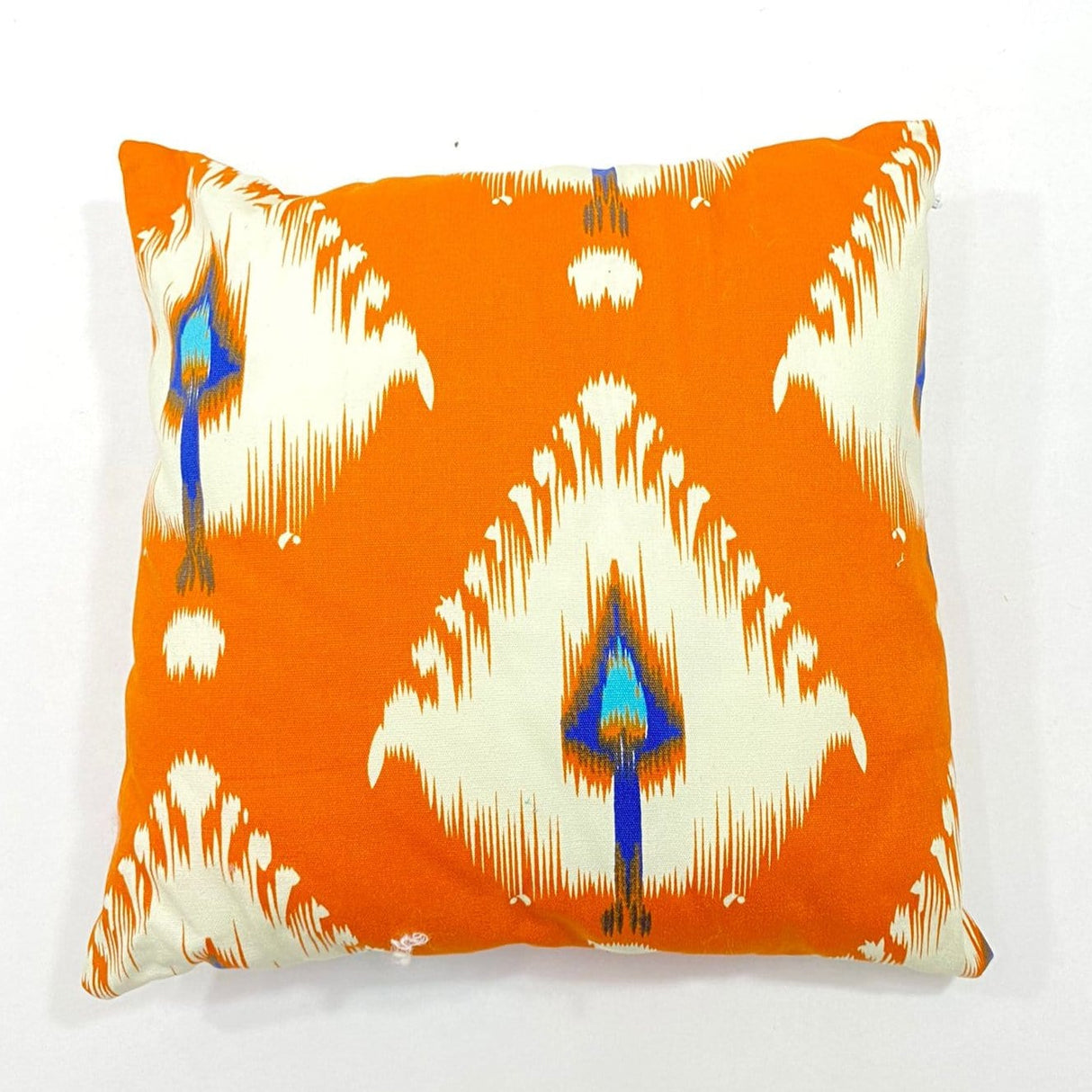 Pound A Metre 9cm x 9cm, Printed Cotton Canvas Miniature Cushions (Orange)