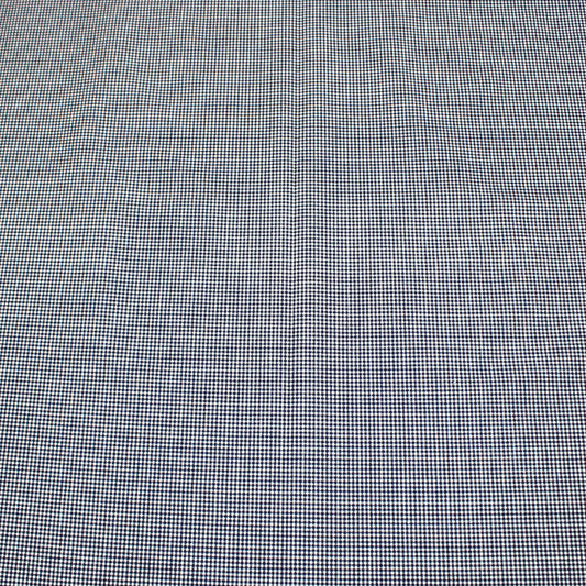 3 Metres Super Soft Gingham  Polycotton 55" Wide (Grey & White)