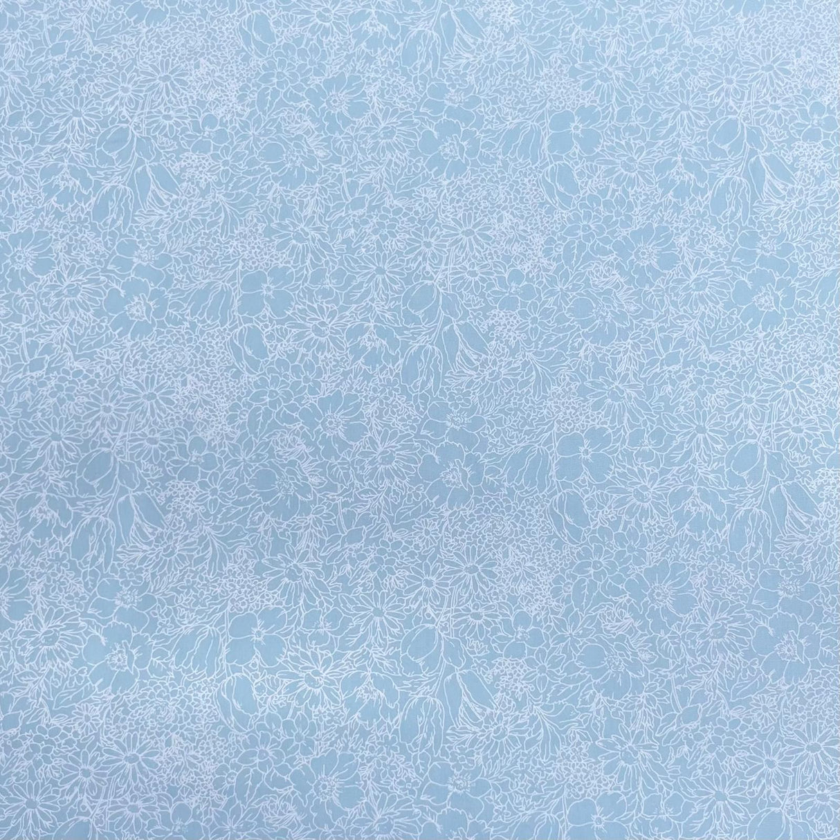 Per Metre Premium Digital Cotton 45'' Wide (Aqua)