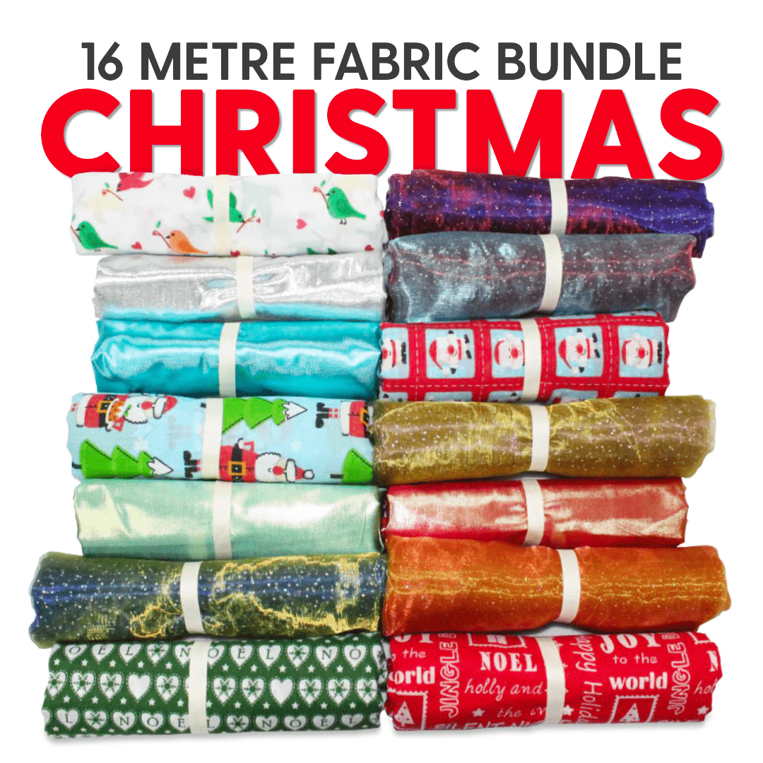 Pound A Metre Crazy Christmas 16 Metre Fabric Bundle