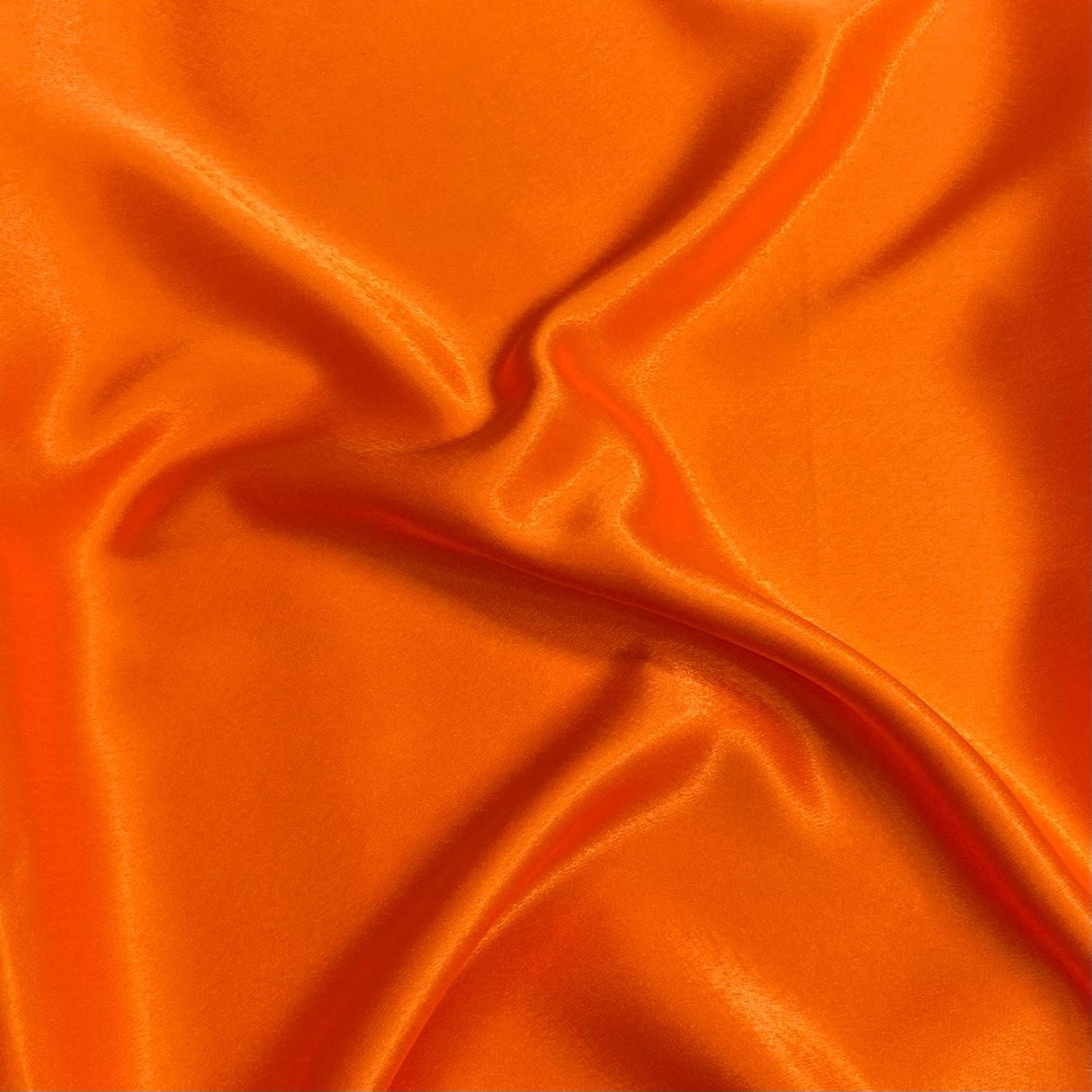 Pound A Metre Orange Crepe Backed Satin - 55" - 34 Variations Available
