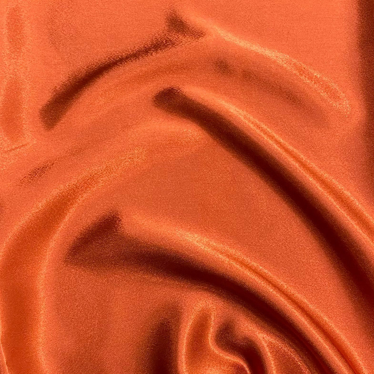 Pound A Metre Rust Crepe Backed Satin - 55" - 34 Variations Available