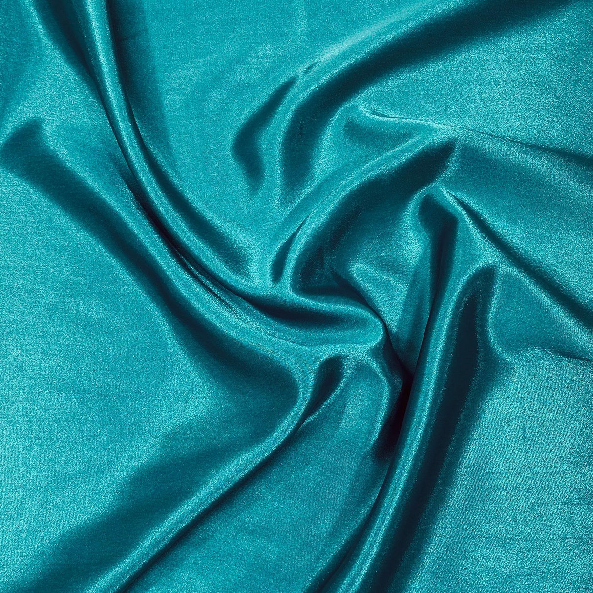 Pound A Metre Teal Crepe Backed Satin - 55" - 34 Variations Available
