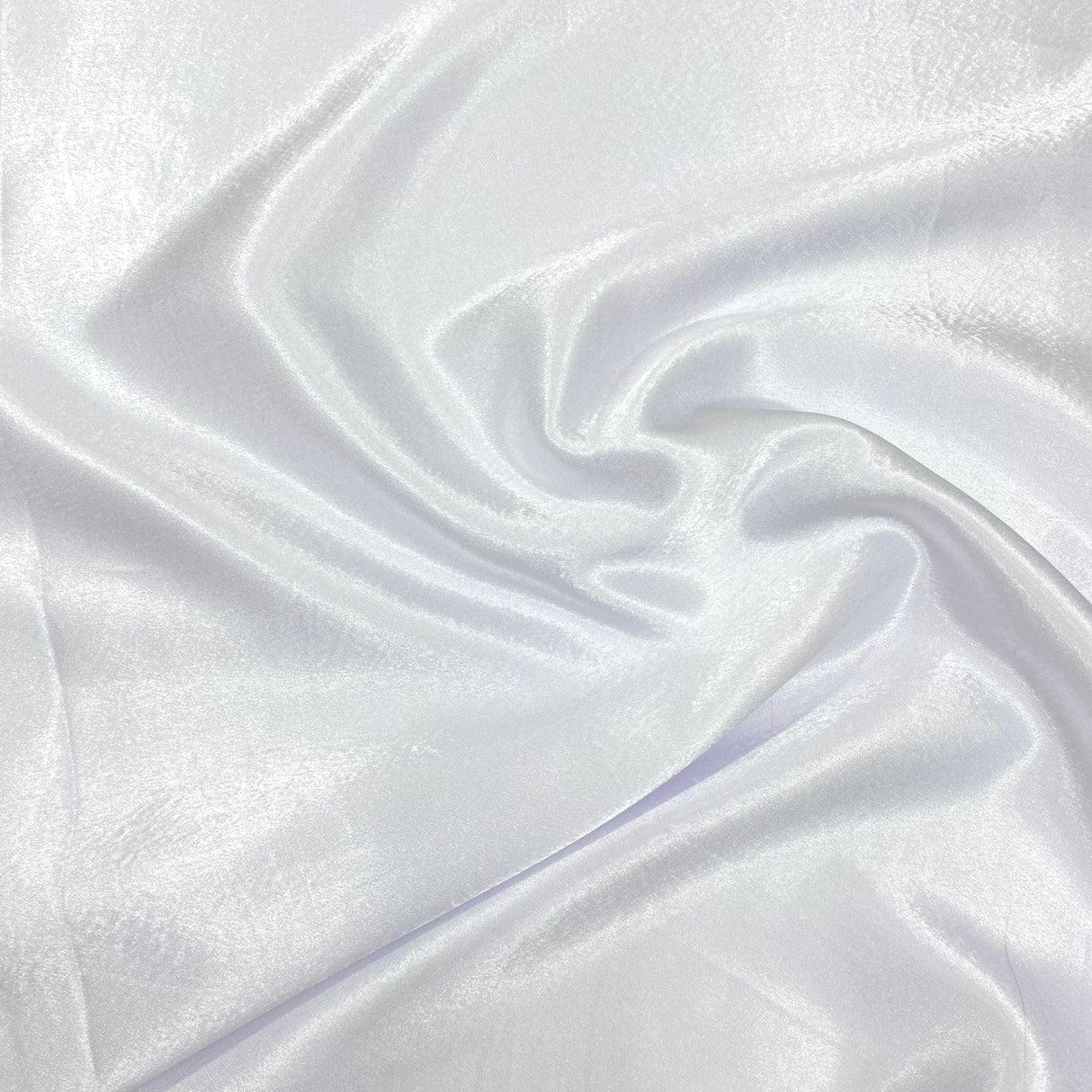 Pound A Metre White Crepe Backed Satin - 55" - 34 Variations Available