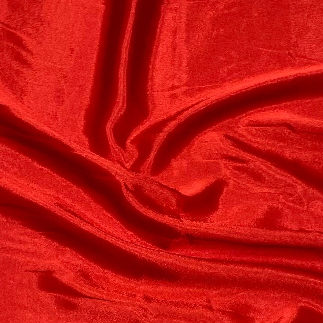 Pound A Metre Red Crepe Backed Satin - 55" - 34 Variations Available