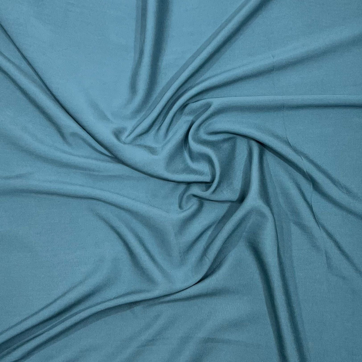Pound A Metre Dark Turquoise Dress Making Plain Viscose Fabric - 55" - 23 Variations Available