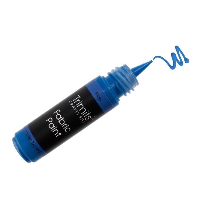 Pound A Metre Blue FP20/08 Fabric Paint: Pen: 20ml: 18 Colours