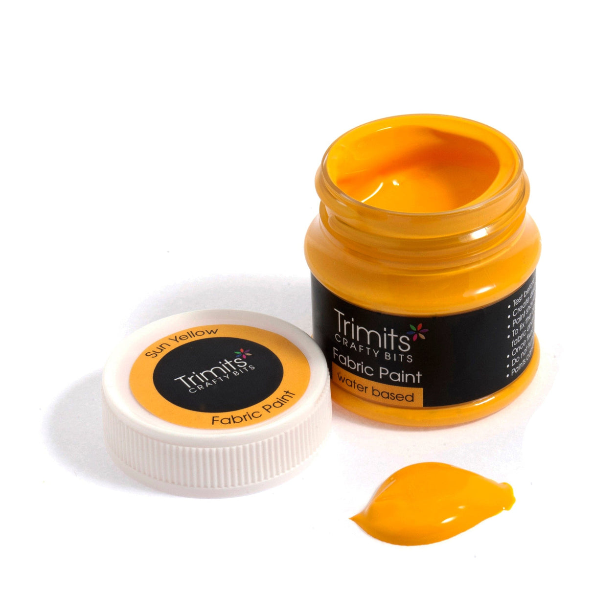 Pound A Metre Sun Yellow FP50/14 Fabric Paint: Pot: 50ml: 18 Colours