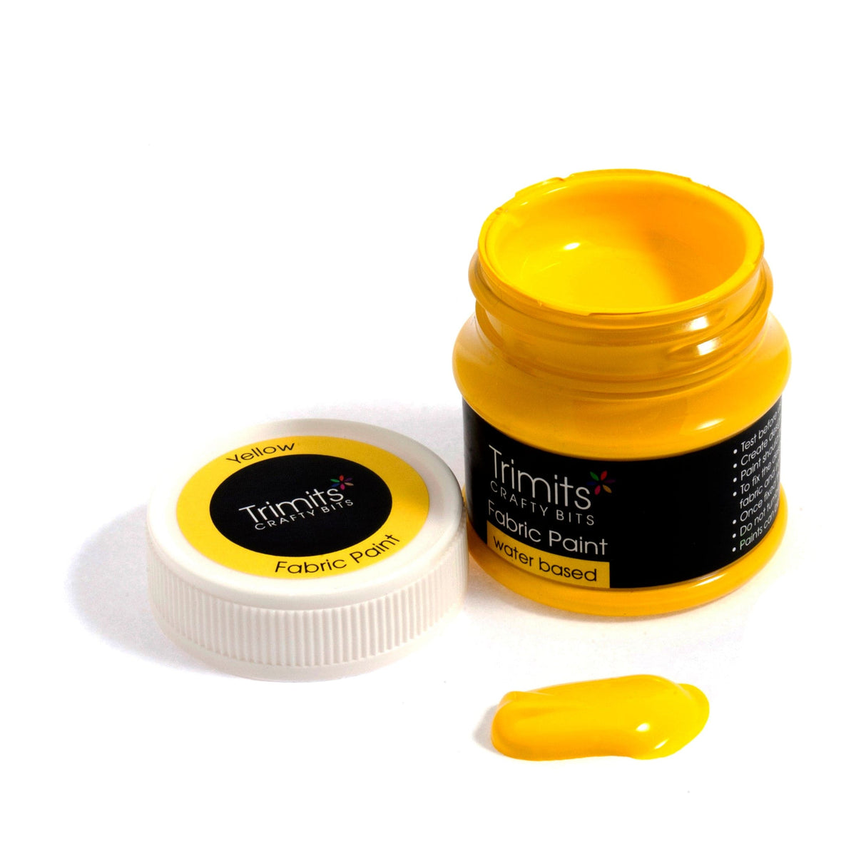 Pound A Metre Yellow FP50/20 Fabric Paint: Pot: 50ml: 18 Colours
