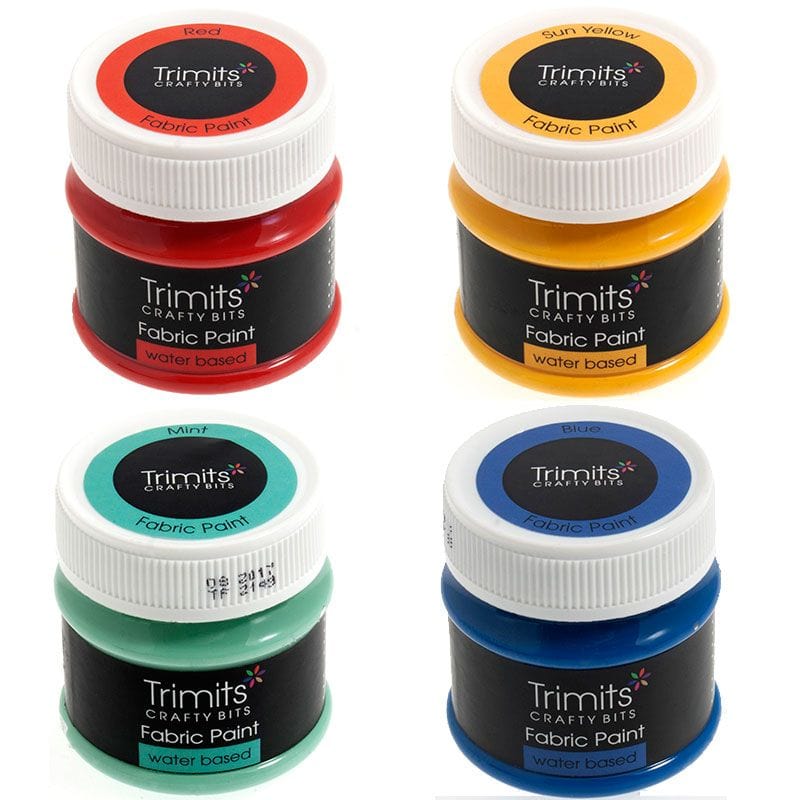 Pound A Metre Fabric Paint: Pot: 50ml: 18 Colours