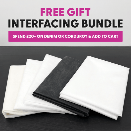 Pound A Metre FREE Gift: 10 Metres Interfacing & Lining Bundle