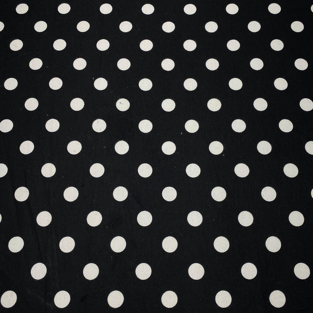 Pound A Metre Full Metre High Quality Brushed Cotton - 45" Wide (Black And White) (Black Friday Sale)
